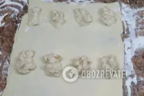 Слойки с мясом - Шаг 6 Слойки с мясом - Шаг 6