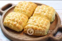 Листкові булочки із сиром - Крок 20 Листкові булочки із сиром - Крок 20