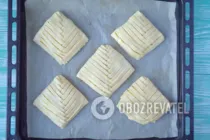Листкові булочки з яблуками - Крок 10 Листкові булочки з яблуками - Крок 10