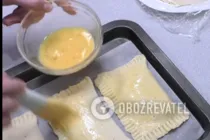 Листкові булочки з вишнею - Крок 9 Листкові булочки з вишнею - Крок 9