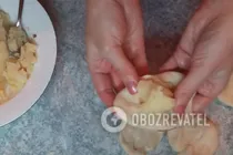 Пирожки на кефире - Шаг 6 Пирожки на кефире - Шаг 6