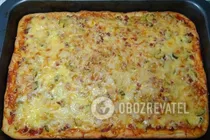 Пицца с колбасой - Шаг 10 Пицца с колбасой - Шаг 10