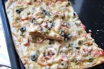Піца з морепродуктами - Крок 7 Піца з морепродуктами - Крок 7