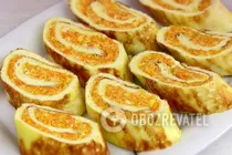 Яичный рулет - Шаг 13 Яичный рулет - Шаг 13