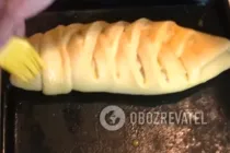 Рулет с яблоками - Шаг 10 Рулет с яблоками - Шаг 10