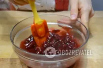 Рулет с вишней - Шаг 4 Рулет с вишней - Шаг 4