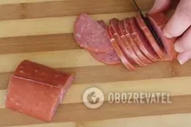 Яєчня з ковбасою - Крок 1 Яєчня з ковбасою - Крок 1