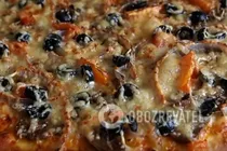 Пицца с шампиньонами - Шаг 8 Пицца с шампиньонами - Шаг 8