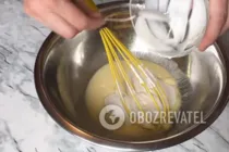 Заливний пиріг з яблуками - Крок 2 Заливний пиріг з яблуками - Крок 2