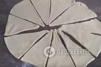 Рогалики на кефірі - Крок 4 Рогалики на кефірі - Крок 4