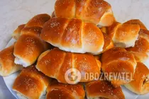 Рогалики с яблоками - Шаг 7 Рогалики с яблоками - Шаг 7