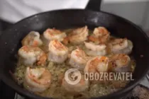 Паста с морепродуктами в сливочном соусе - Шаг 4 Паста с морепродуктами в сливочном соусе - Шаг 4