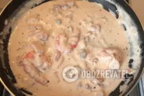 Паста с морепродуктами - Шаг 6 Паста с морепродуктами - Шаг 6
