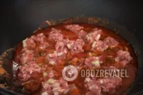 Спагетти с фрикадельками - Шаг 3 Спагетти с фрикадельками - Шаг 3