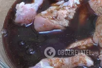 Крылышки в медово-соевом соусе - Шаг 3 Крылышки в медово-соевом соусе - Шаг 3