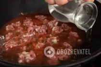 Спагетти с фрикадельками - Шаг 4 Спагетти с фрикадельками - Шаг 4
