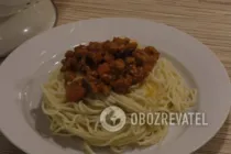 Спагетти с фаршем - Шаг 7 Спагетти с фаршем - Шаг 7