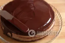 "Празький" торт з какао - Крок 18 "Празький" торт з какао - Крок 18