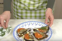 Бутерброды со шпротами - Шаг 8 Бутерброды со шпротами - Шаг 8