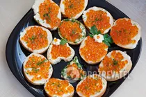 Бутерброды с икрой - Шаг 7 Бутерброды с икрой - Шаг 7