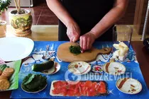 Бутерброды с семгой - Шаг 2 Бутерброды с семгой - Шаг 2