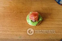 Бутерброды с семгой - Шаг 6 Бутерброды с семгой - Шаг 6