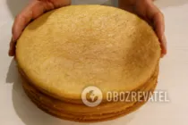 Медовик со сметаным кремом - Шаг 12 Медовик со сметаным кремом - Шаг 12