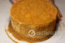 Медовик со сметаным кремом - Шаг 17 Медовик со сметаным кремом - Шаг 17