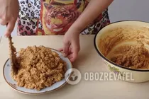 Торт "Муравейник" из печенья - Шаг 6 Торт "Муравейник" из печенья - Шаг 6