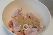 Крильця з картоплею в духовці - Крок 4 Крильця з картоплею в духовці - Крок 4