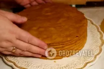 Медовик без яиц - Шаг 10 Медовик без яиц - Шаг 10