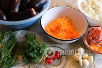 Квашеные баклажаны с капустой - Шаг 1 Квашеные баклажаны с капустой - Шаг 1