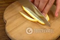 Цукаты из апельсиновых корок - Шаг 1 Цукаты из апельсиновых корок - Шаг 1