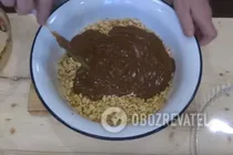 Торт "Муравейник" с орехами - Шаг 7 Торт "Муравейник" с орехами - Шаг 7