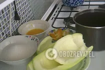 Цукаты из кабачков - Шаг 1 Цукаты из кабачков - Шаг 1