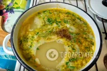 Гороховий суп с курицей - Шаг 11 Гороховий суп с курицей - Шаг 11
