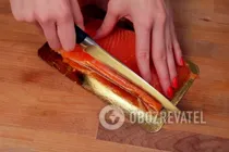 Канапе с красной рыбой - Шаг 4 Канапе с красной рыбой - Шаг 4