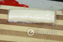 Канапе з крабовими паличками - Крок 4 Канапе з крабовими паличками - Крок 4