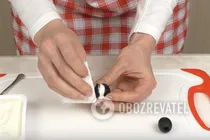 Канапе с оливками - Шаг 4 Канапе с оливками - Шаг 4