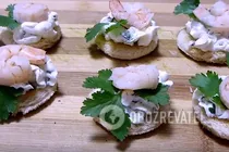 Канапе з креветками - Крок 5 Канапе з креветками - Крок 5