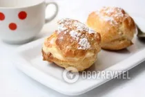 Эклеры со сгущенкой - Шаг 7 Эклеры со сгущенкой - Шаг 7