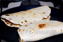 Кесадилья с курицей - Шаг 11 Кесадилья с курицей - Шаг 11