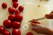Лечо из помидоров - Шаг 1 Лечо из помидоров - Шаг 1