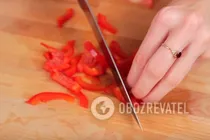 Кесадилья с овощами - Шаг 2 Кесадилья с овощами - Шаг 2