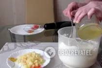 Торт-суфле с фруктами - Шаг 5 Торт-суфле с фруктами - Шаг 5