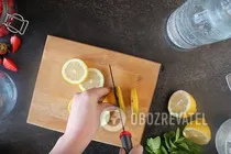 Клубничный лимонад - Шаг 1 Клубничный лимонад - Шаг 1