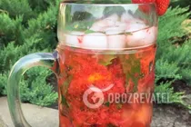 Клубничный мохито - Шаг 6 Клубничный мохито - Шаг 6