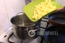 Сырный суп с грибами - Шаг 2 Сырный суп с грибами - Шаг 2