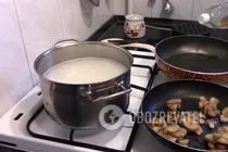 Сырный суп с грибами - Шаг 4 Сырный суп с грибами - Шаг 4