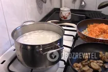 Сырный суп с грибами - Шаг 6 Сырный суп с грибами - Шаг 6